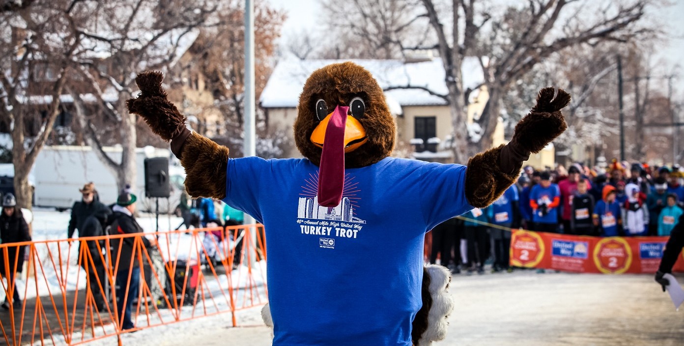 Turkey Trot Run in Denver Mile High United Way