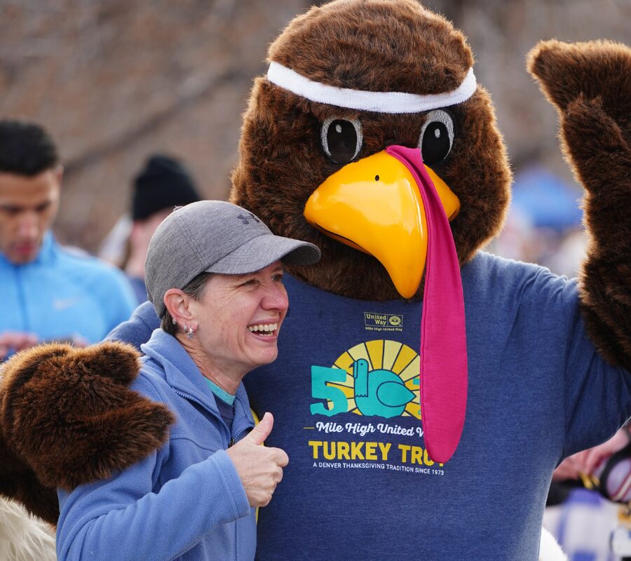 Join Denver events like the Mile High United Way Turkey Trot and more.