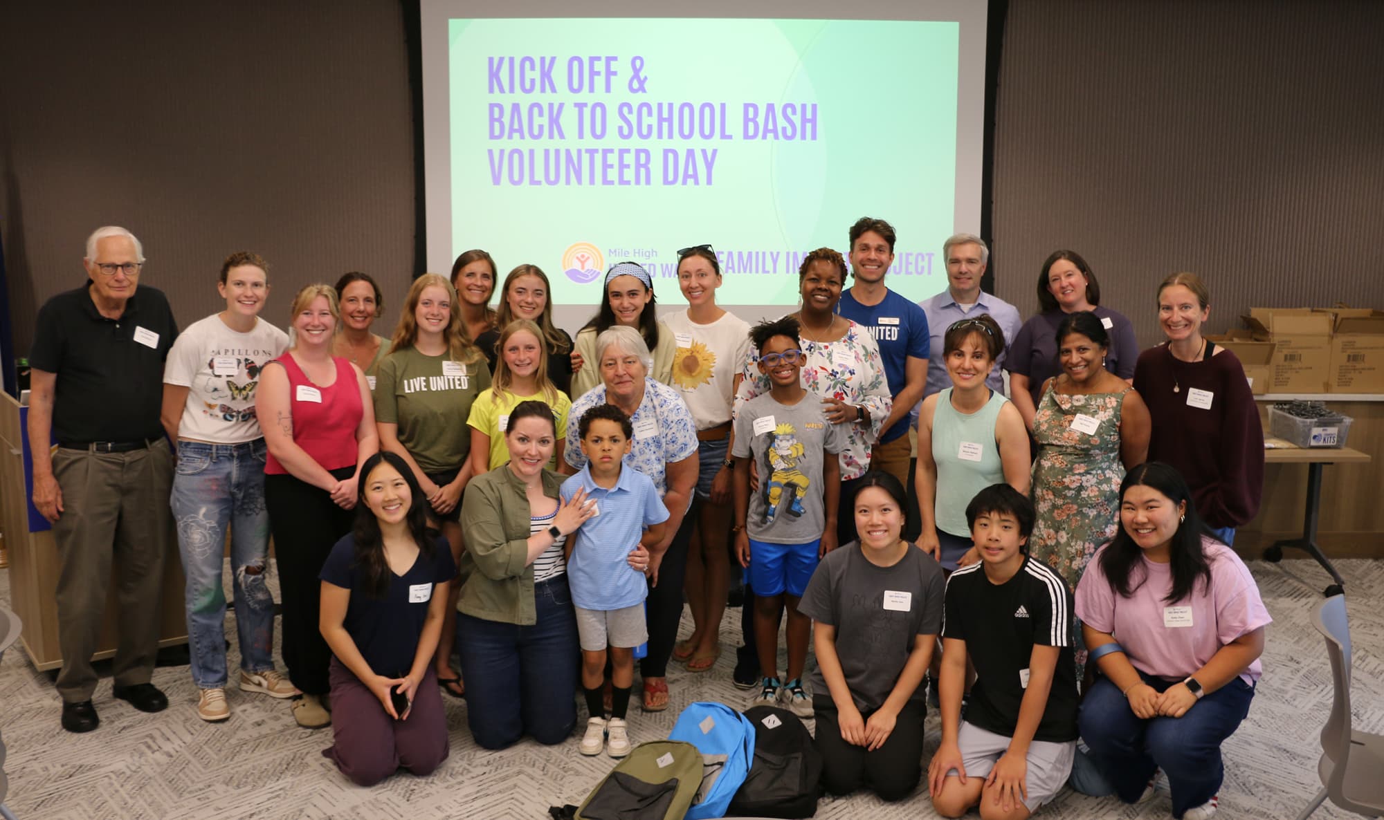 Explore volunteer opportunities for you family with the family impact project